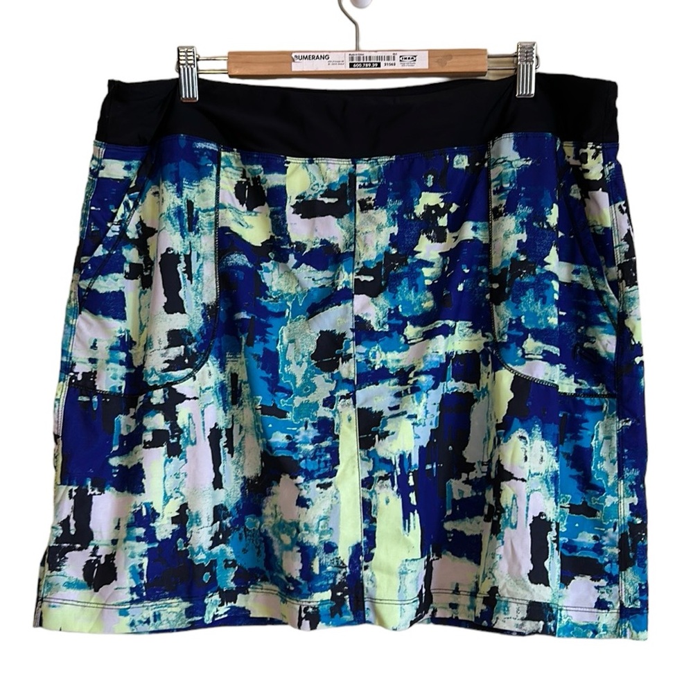 Nola women’s bathing suit bottoms 1x blues black‎ white